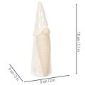 Decorative gnome figurine, light ceramic, Scandinavian style, 18cm, 3 pieces | Floristik24.ie