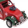 Floristik24 Christmas decoration car Christmas car vintage red L17cm