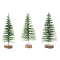 Artificial mini Christmas trees as table decorations for Christmas, snow-covered, 6cm, 12 pieces | Floristik24.ie