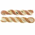 Sesame stick and poppy seed stick artificial food dummy assorted 25cm 2pcs
