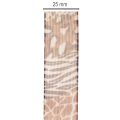 Decorative ribbon, animal print, leopard pattern, gift ribbon, 25mm wide, 20m long | Floristik24.ie