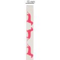 Decorative ribbon with dachshund motif, gift ribbon, 15mm wide, 18m long | Floristik24.ie