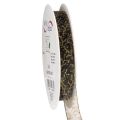 Floristik24 Decorative ribbon, transparent organza ribbon for table decoration, 15mm wide, 20m long