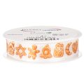 Gift ribbon with gingerbread