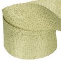 Decorative ribbon with glitter, wide ribbon for gift wrapping, 55mm wide, 15m long | Floristik24.ie