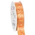 Floristik24 Gift ribbon autumn with leaves for creative packaging 25mm 18m