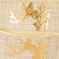 Decorative ribbon, deer design, Christmas ribbon, 15mm x 15m | Floristik24.ie