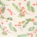 Decorative ribbon with holly