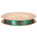 Checkered gift ribbon for