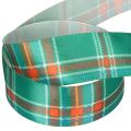 Gift ribbon, checkered pattern, Scottish plaid, 25mm, 20m | Floristik24.ie