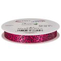 Decorative ribbon with leopard