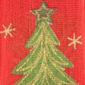 Gift ribbon Christmas tree with stars 40mm 15m | Floristik24.ie