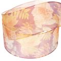 Gift ribbon in autumn colors,