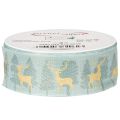 Gift ribbon with reindeer and