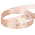 Gift ribbon with gold bows 15mm 18m | Floristik24.ie