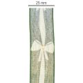 Gift ribbon with bows for creative ideas, 25mm x 18m | Floristik24.ie