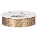 Leopard print gift ribbon for