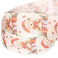 Gift ribbon bear with Santa hat and gifts 40mm 15m | Floristik24.ie