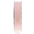 Floristik24 Lace ribbon vintage pink 20mm 20m