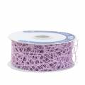 Floristik24 Deco ribbon mesh ribbon lavender 40mm 10m