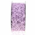 Floristik24 Deco ribbon mesh ribbon lavender 40mm 10m