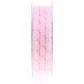 Floristik24 Lace ribbon pink 20mm 20m
