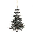 Floristik24 Tree to hang silver with bell 40cm