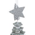 Floristik24 Tree to hang with bell silver 29cm