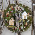 Floristik24 Christmas tree decorations, wooden house decoration H10cm 4pcs