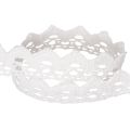 Decorative lace ribbon, fine cotton trim for handicrafts, 15mm wide, 10m long | Floristik24.ie