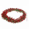 Floristik24 Berry wreath artificial green, red glitter Ø25cm