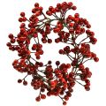 Floristik24 Berry Wreath Red Artificial Plants Red Christmas Ø20cm