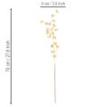 Artificial berry branch decoration, gold, 70cm, 3 pieces | Floristik24.ie