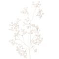 Floristik24 Artificial white berry branch, decoration/craft supplies, 52cm