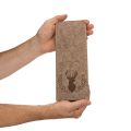 Cutlery pouch with deer motif, made of felt, 26cm, 4 pieces | Floristik24.ie