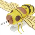Floristik24 Deco clip bee, spring decoration, bee to clip, gift decoration 3pcs
