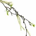 Floristik24 Artificial birch branch, decorative branch birch green with catkins L135cm