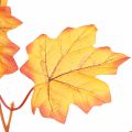 Leaf garland autumn garland orange yellow 168cm 2pcs | Floristik24.ie