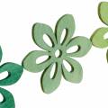 Floristik24 Scattered flowers green, spring decoration, wood blossoms for scattering, table decoration 72pcs