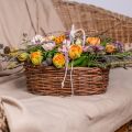 Floristik24 Flower basket, basket for planting, flower decoration natural L31cm H11.5cm