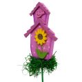 Floristik24 Flower plug with house colored 12pcs