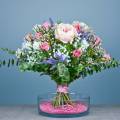 Floristik24 Rose bouquet cream 26cm
