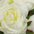 Floristik24 Bouquet of peonies white L30cm