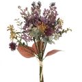 Bouquet artificial thistle eucalyptus bouquet floral decoration 36cm