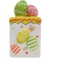 Floristik24 Candy jar yellow Easter 13.5cm