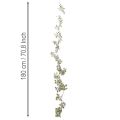Artificial bonsai garland, finely snow-covered, 180cm | Floristik24.ie