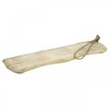 Floristik24 Wooden tray, tray with cord, natural wood washed white, shabby chic L60cm