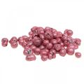 Floristik24 Brilliant deco pearls red pearl granules 4-8mm 330ml
