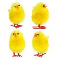 Floristik24 Chenille chicks 4cm yellow 16pcs
