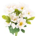 Floristik24 Artificial Christmas rose bunch, Christmas bouquet, 35cm, 6 pieces